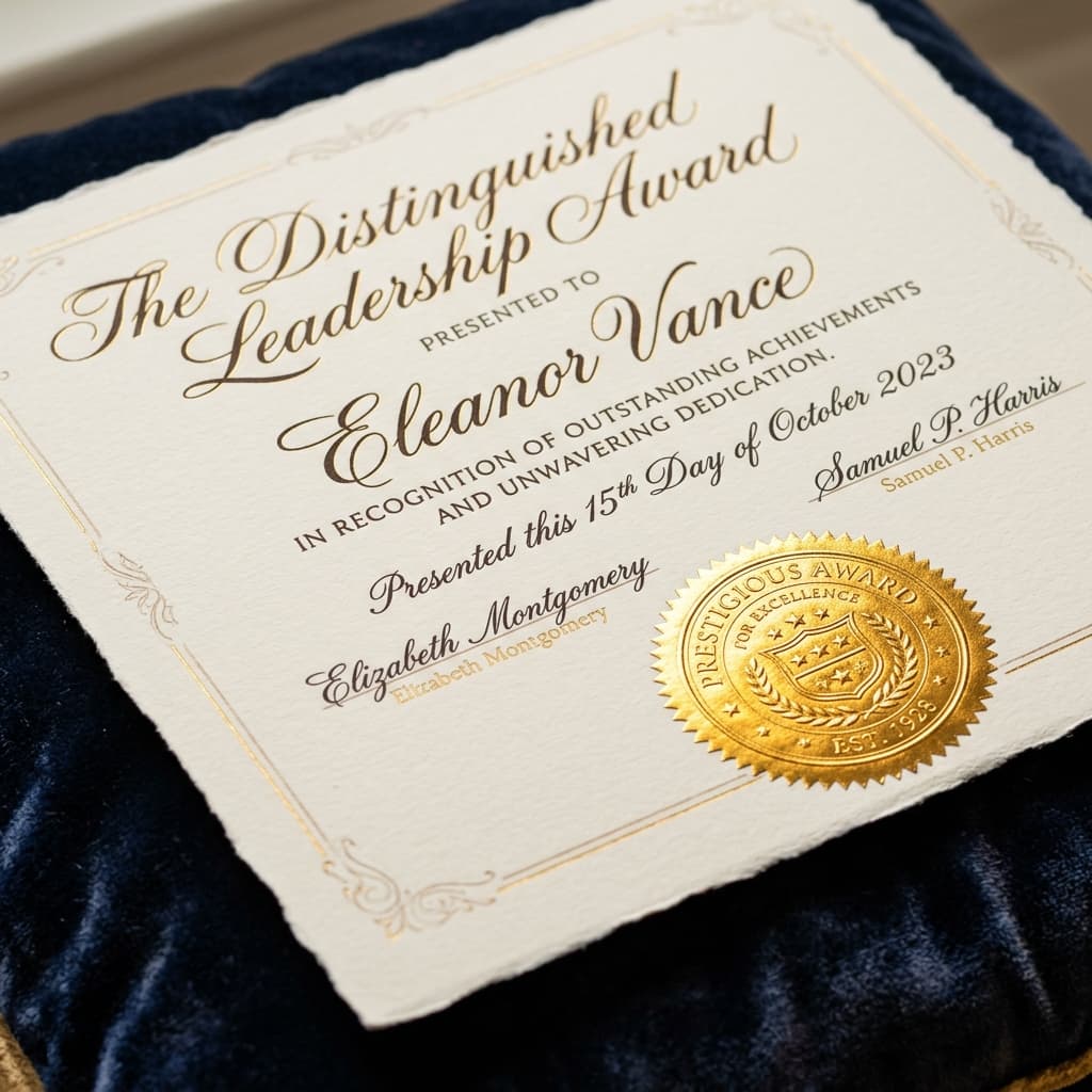 Certificate of Completion: Validating Participation and Effort