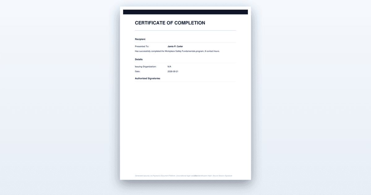 How to Create a Certificate of Completion People Actually Trust