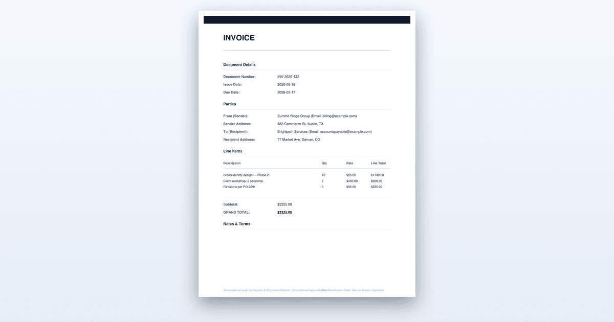 How to Write an Invoice That Gets Paid on Time