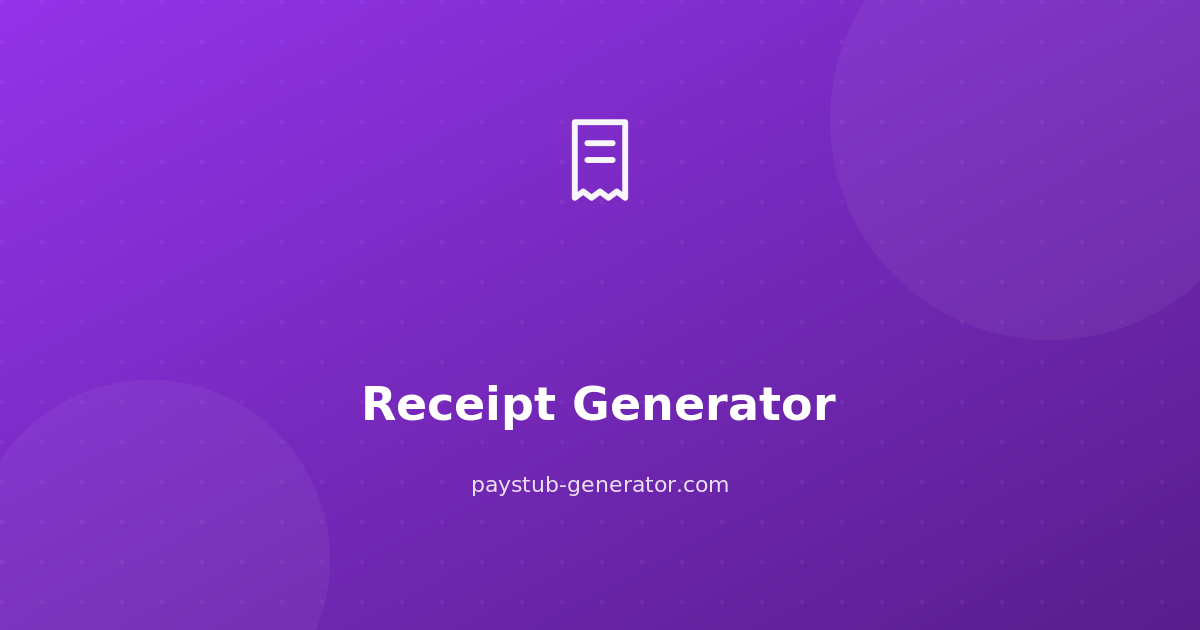 Sales Receipt preview