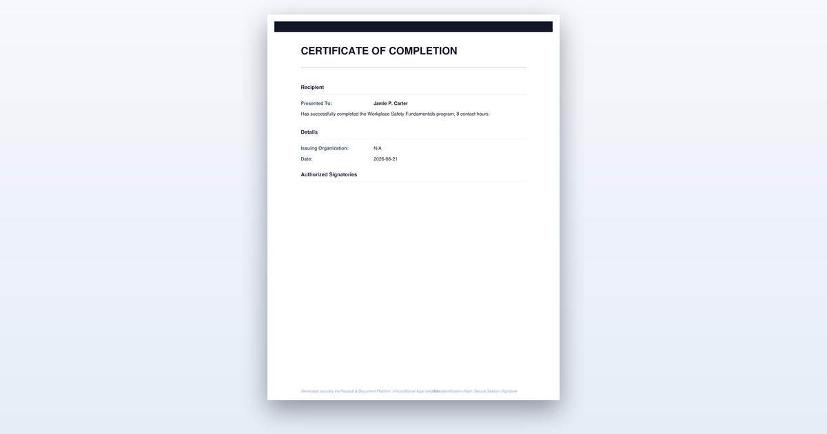 How to Create a Certificate of Completion People Actually Trust