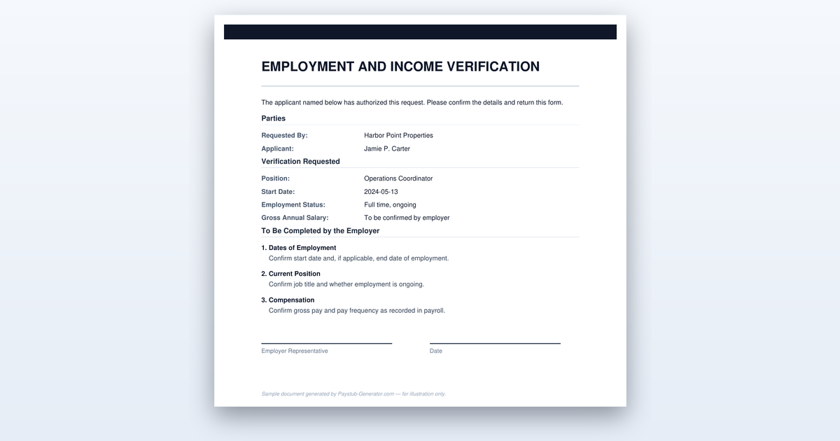 How to Verify a Tenant's Income Before You Sign a Lease