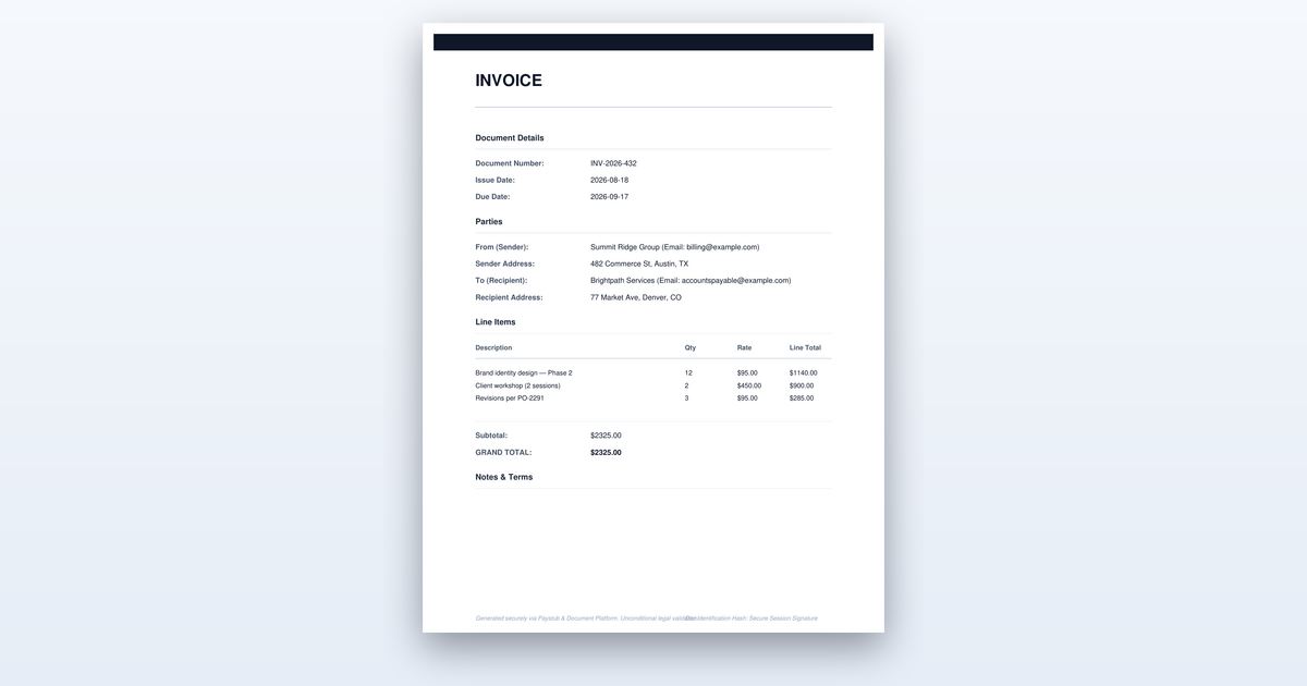 How to Write an Invoice That Gets Paid on Time