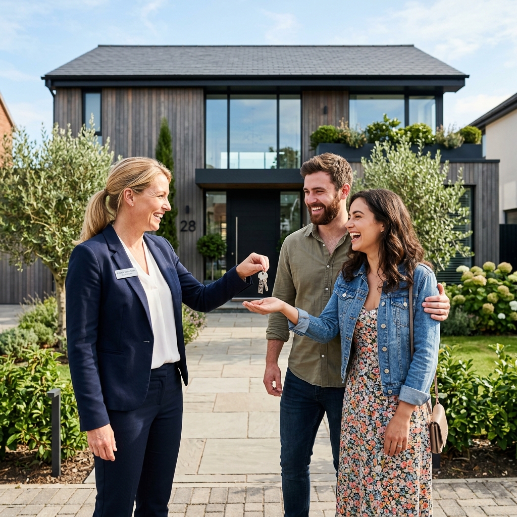 Landlord Handing Over Keys in California